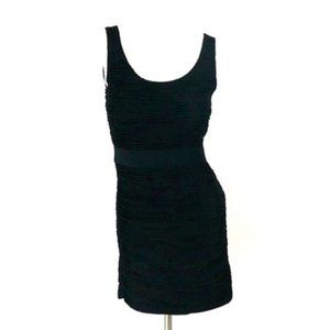 H&M Textured Fitted Sleeveless Cocktail Dress